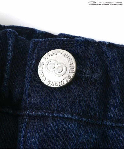 【プラレール】刺繡針織牛仔褲
