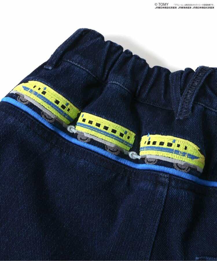【プラレール】刺繡針織牛仔褲