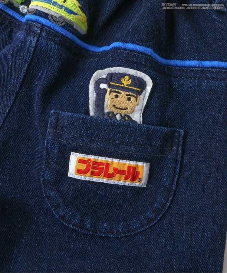 【プラレール】刺繡針織牛仔褲