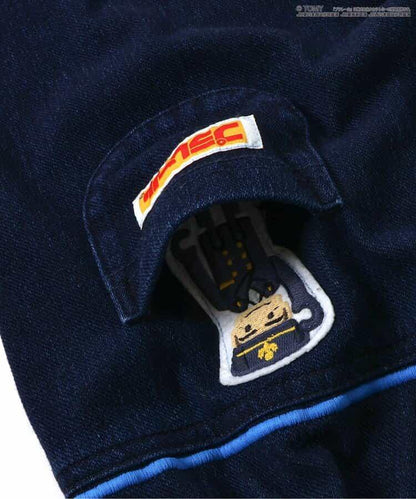 【プラレール】刺繡針織牛仔褲
