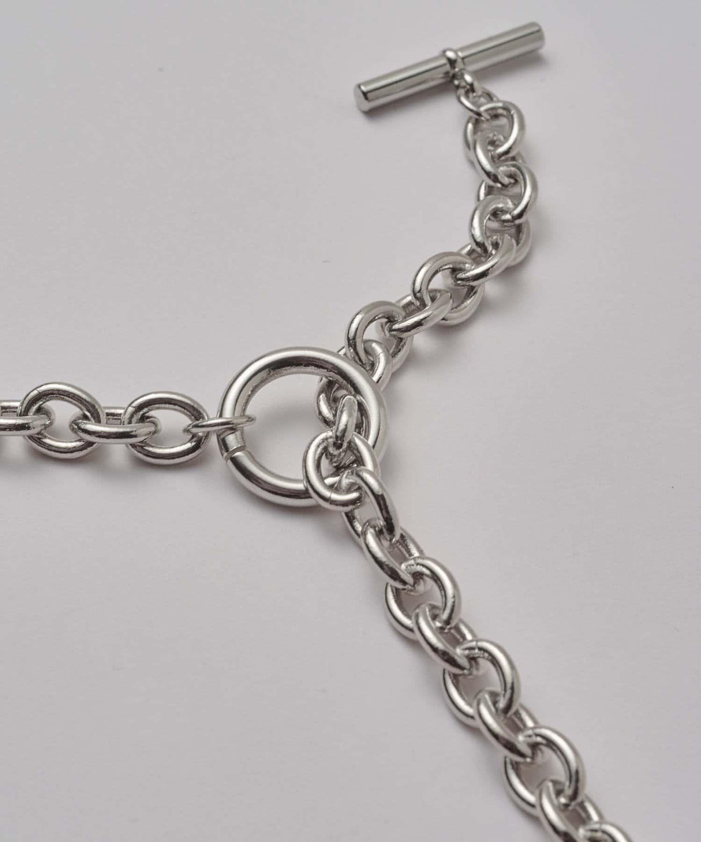Ah Necklace / 02（拼接鏈條項鍊）