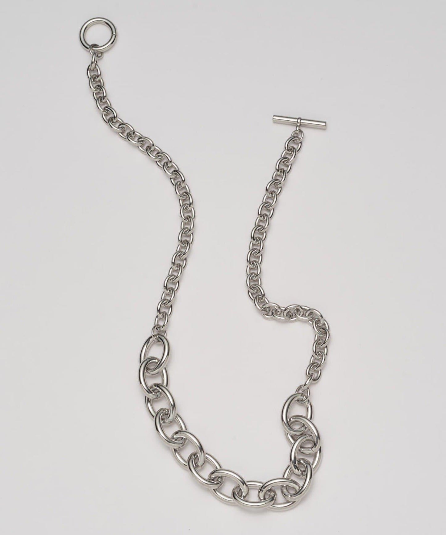 Ah Necklace / 02（拼接鏈條項鍊）