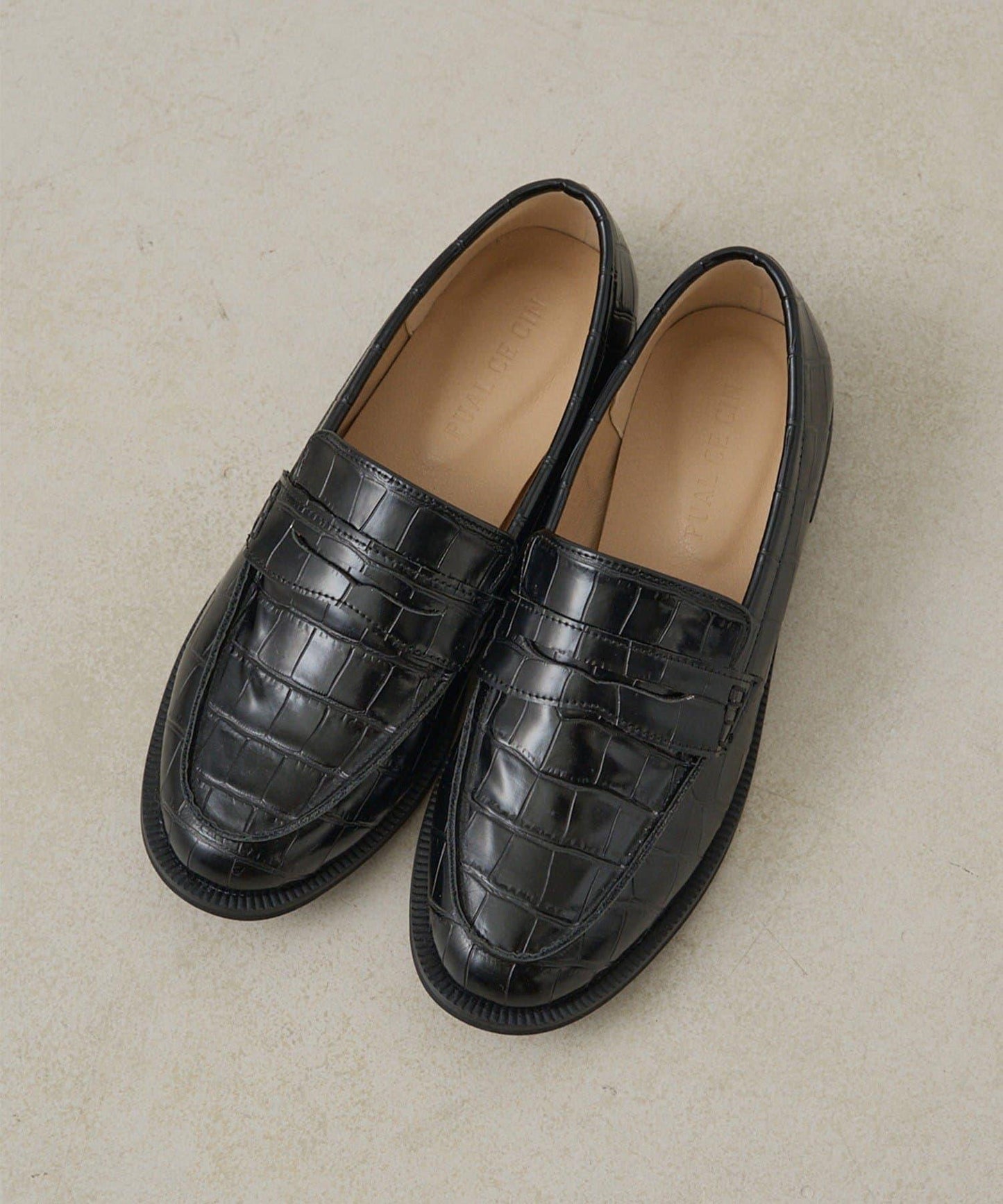 簡約標誌裝飾硬幣樂福鞋