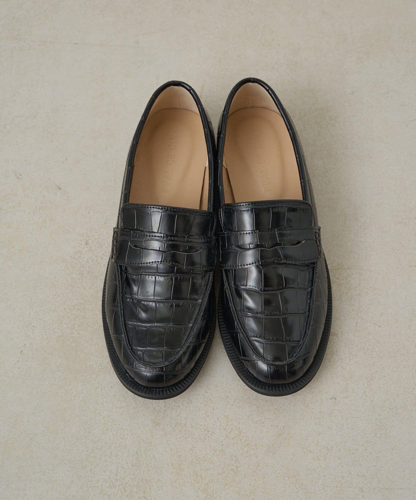 簡約標誌裝飾硬幣樂福鞋