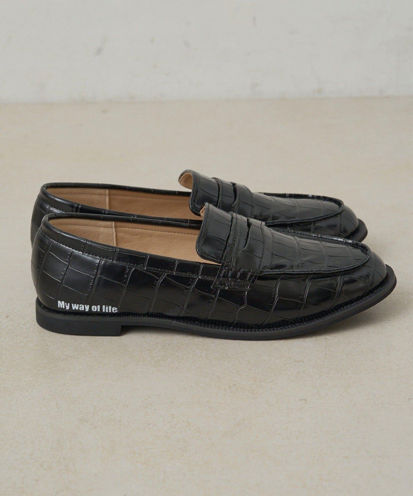 簡約標誌裝飾硬幣樂福鞋