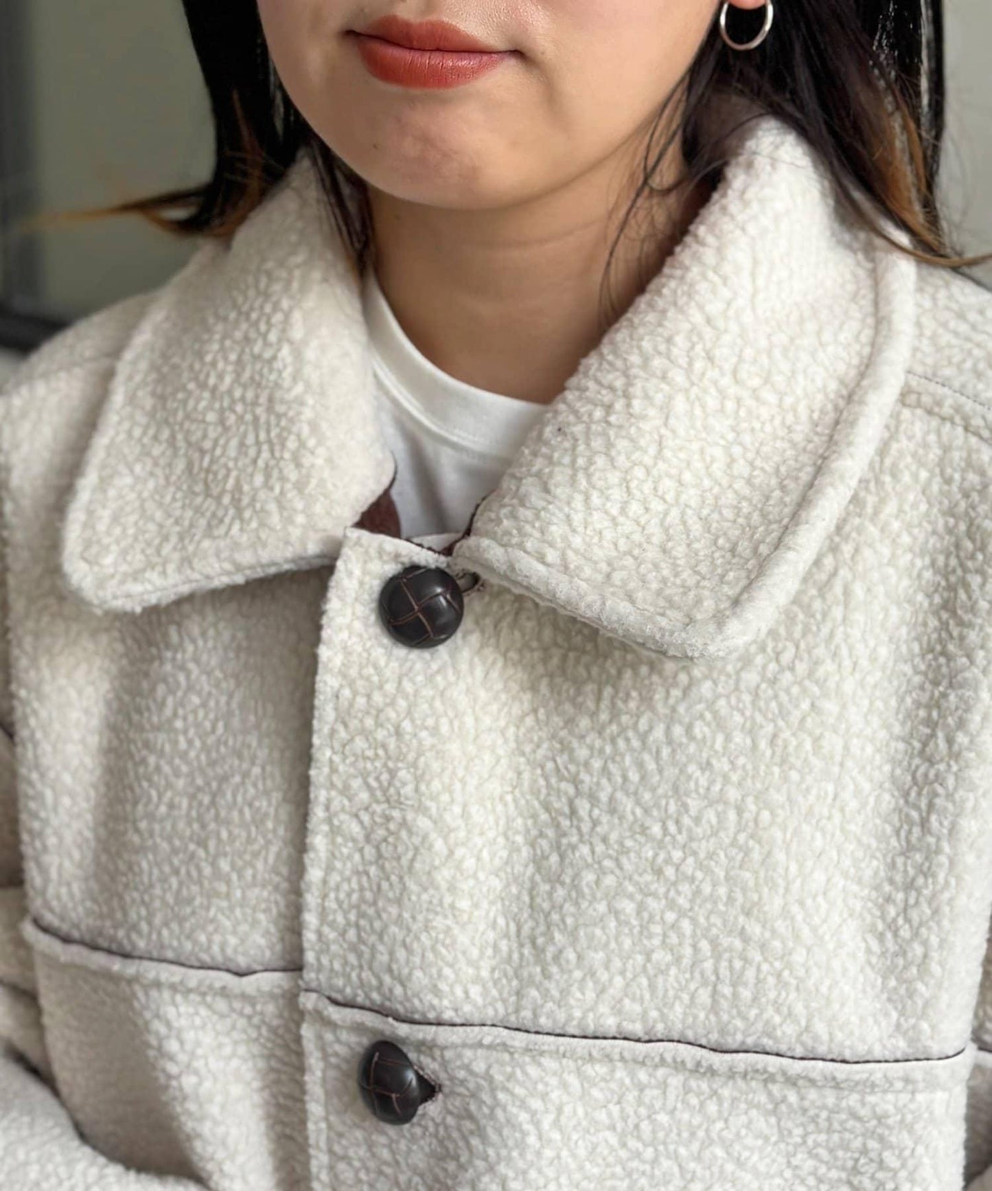 可雙面穿羊羔絨夾克