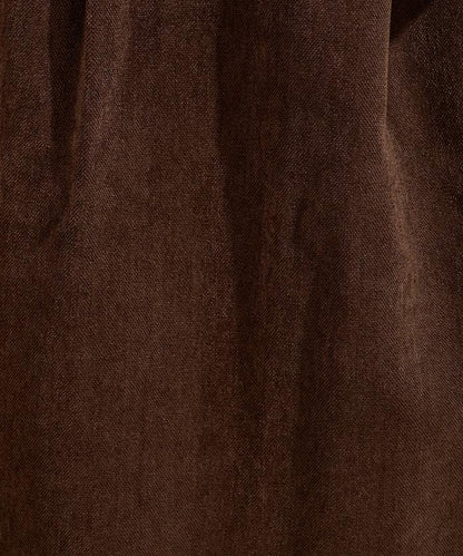 平紋燈芯絨半身裙/燈芯絨長款半身裙