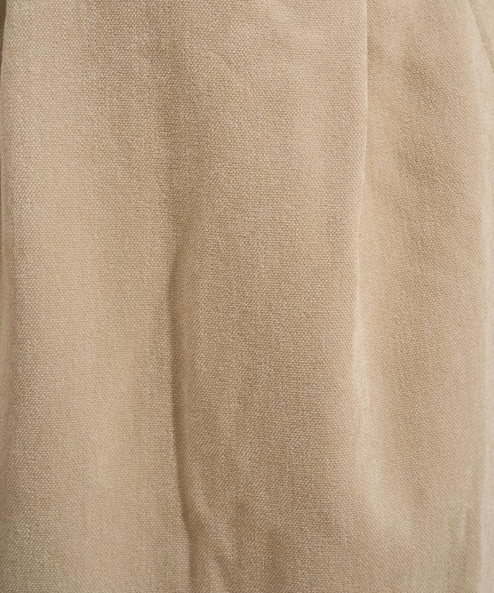 平紋燈芯絨半身裙/燈芯絨長款半身裙