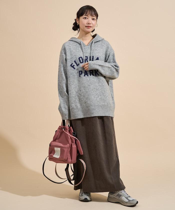 平紋燈芯絨半身裙/燈芯絨長款半身裙