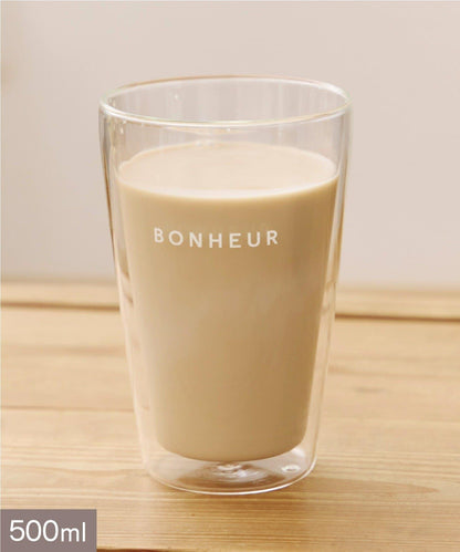 ダブルウォールタンブラー:500ml/パンとコーヒー