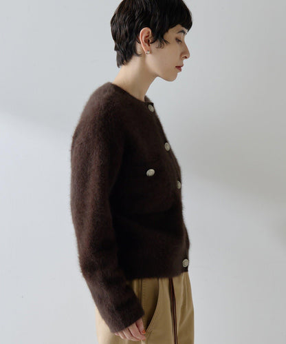 毛絨紐扣夾克