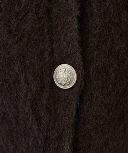 毛絨紐扣夾克