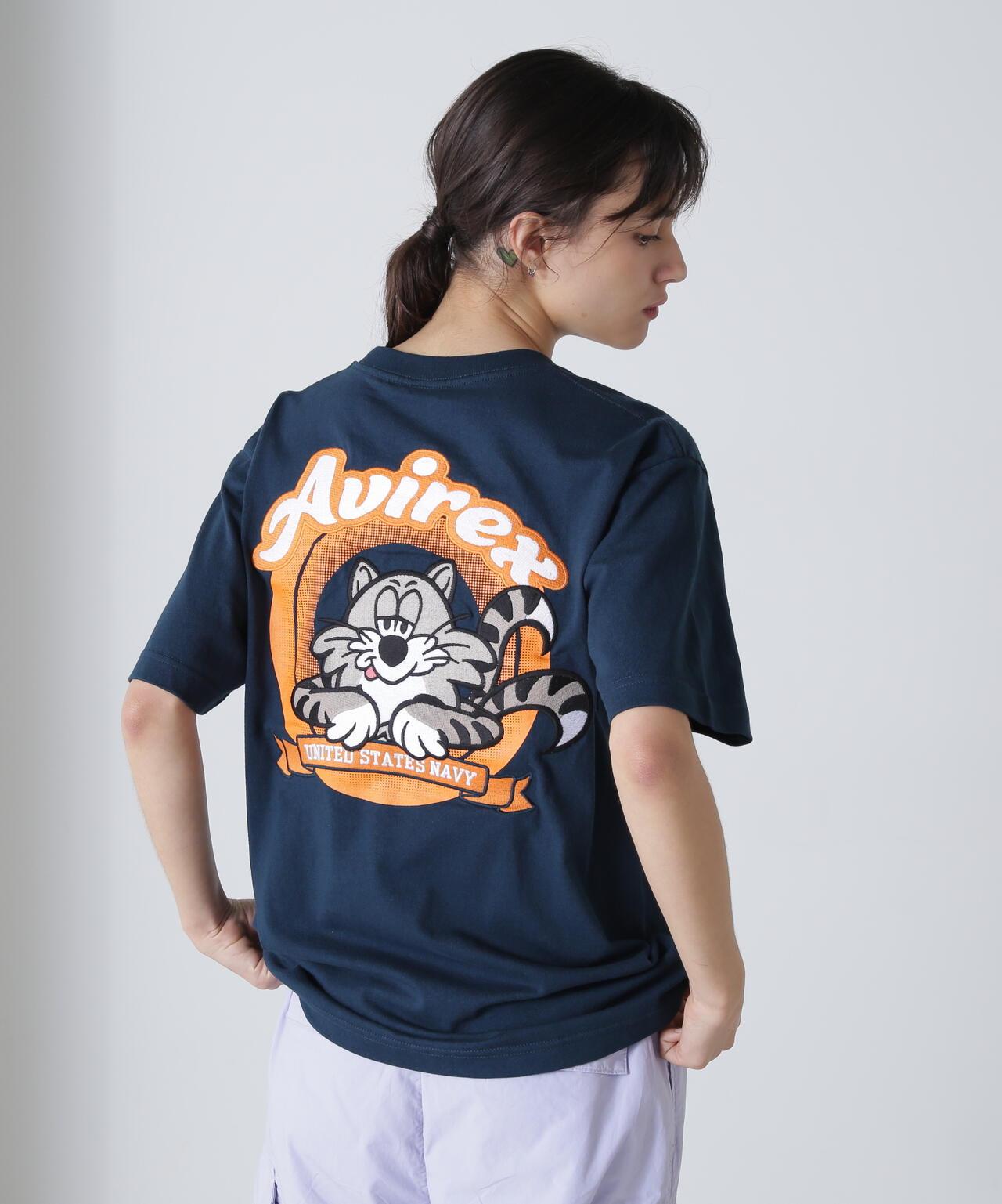 《&DEPOT限定》TOMCAT 刺繡短袖T恤 / TOMCAT 刺繡T恤 /