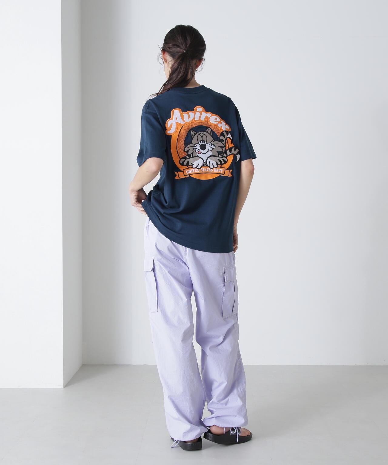 《&DEPOT限定》TOMCAT 刺繡短袖T恤 / TOMCAT 刺繡T恤 /