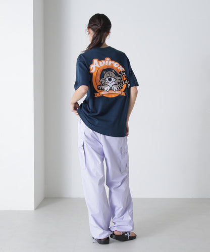 《&DEPOT限定》TOMCAT 刺繡短袖T恤 / TOMCAT 刺繡T恤 /