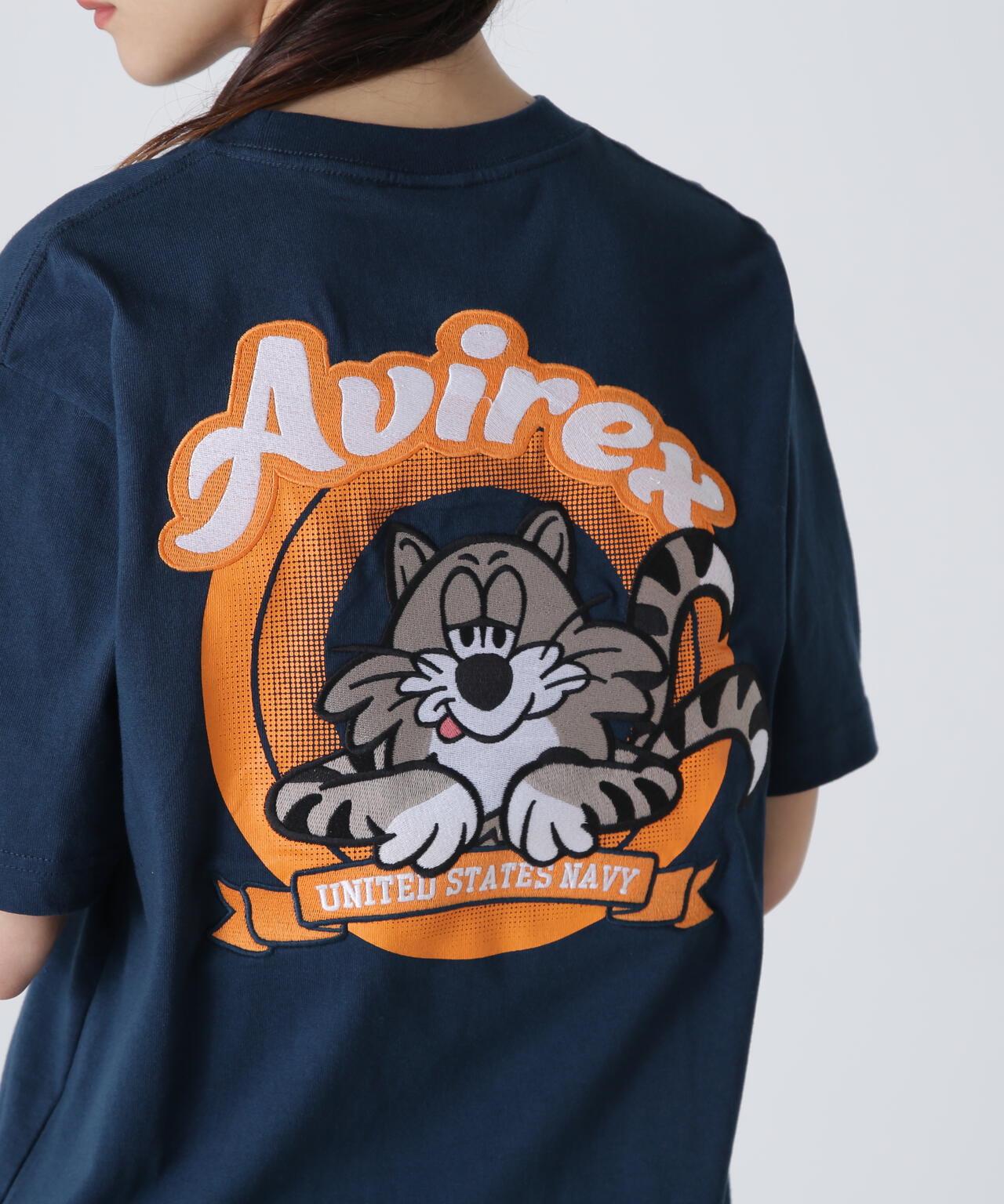 《&DEPOT限定》TOMCAT 刺繡短袖T恤 / TOMCAT 刺繡T恤 /