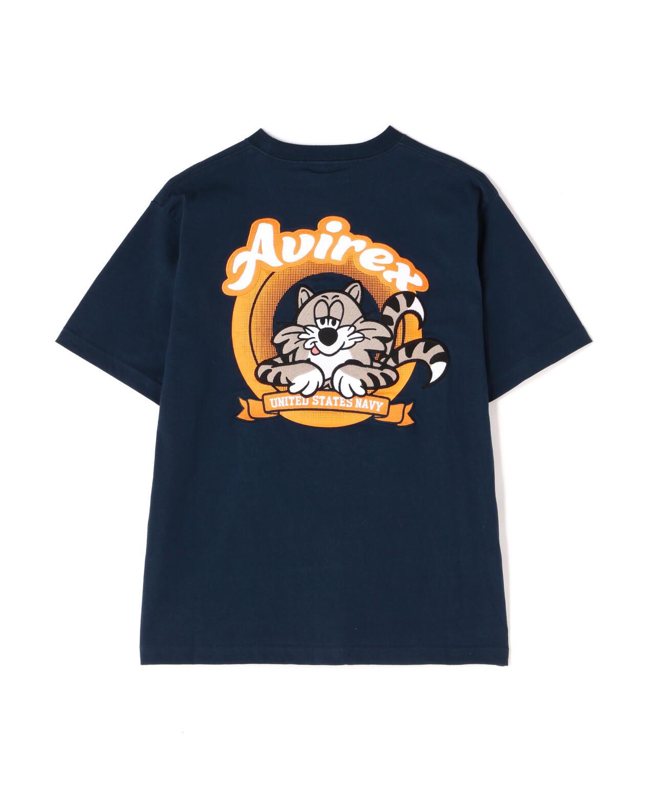 《&DEPOT限定》TOMCAT 刺繡短袖T恤 / TOMCAT 刺繡T恤 /