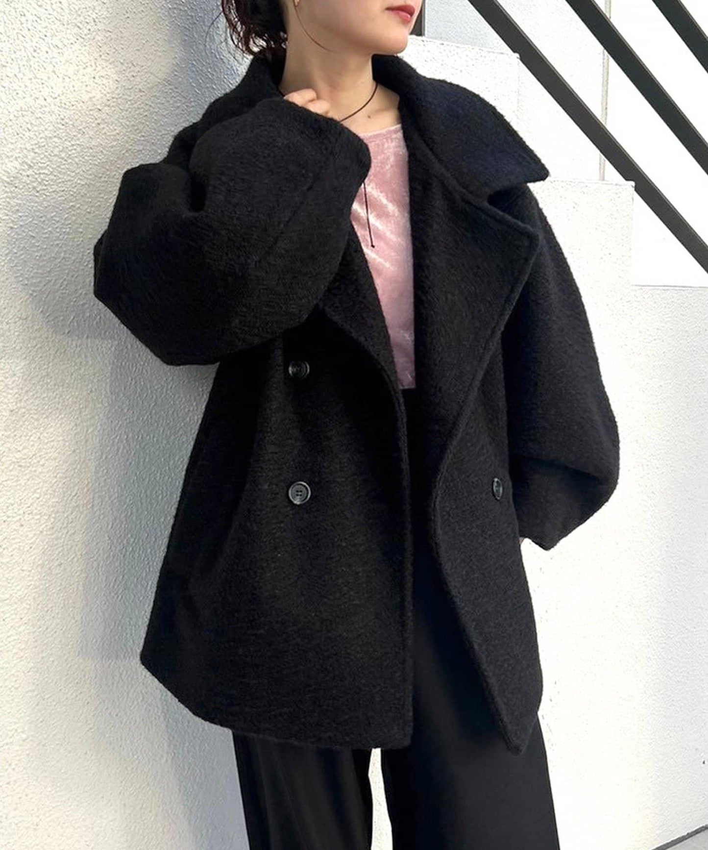 25AW長毛中長款大衣