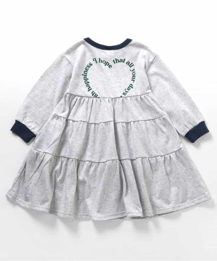 學院風層疊連衣裙