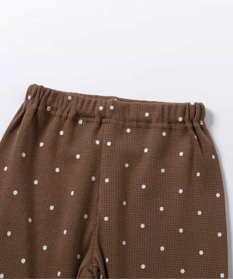 【リンク】帶亮片圖案華夫格家居服