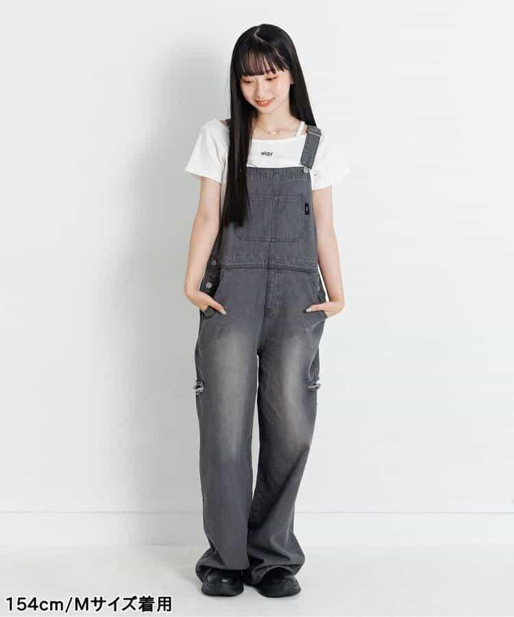 牛仔揹帶褲