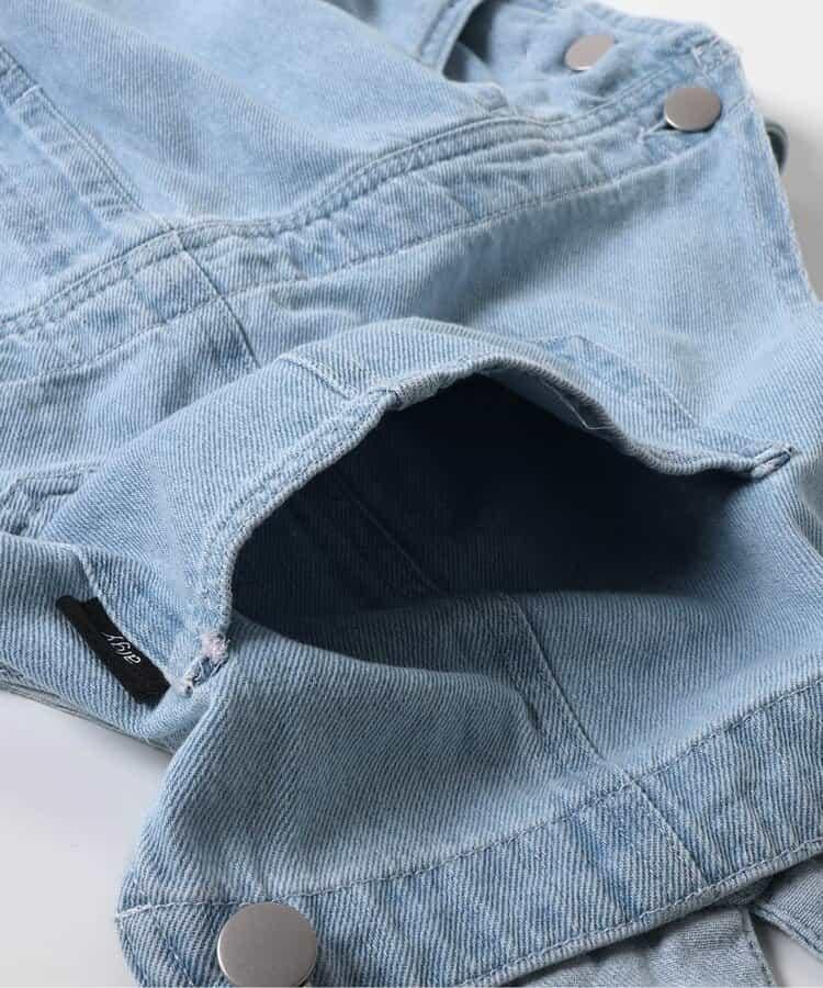 牛仔揹帶褲