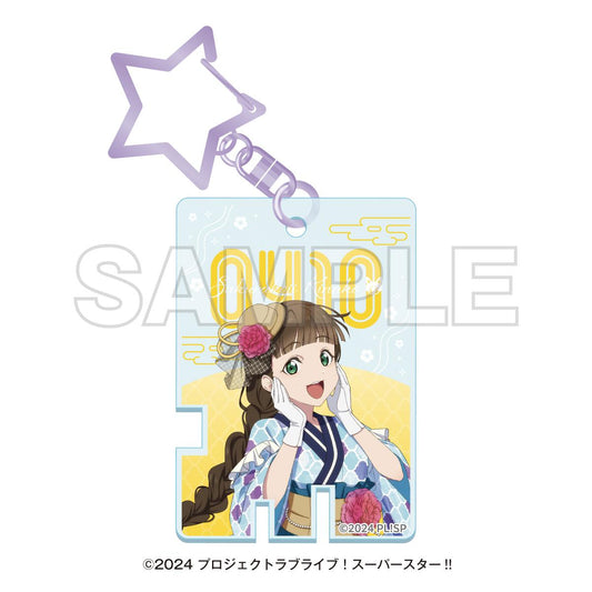 LoveLive! Superstar!! 泡湯時光 with Liella! 溫泉鑰匙風亞克力鑰匙扣 櫻小路綺羅