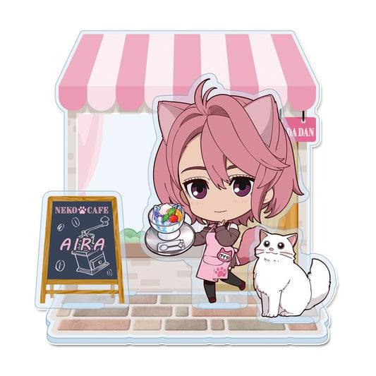 《當噠當》_ぷちちょこ 迷你亞克力場景擺件 【アイラ】 貓咪咖啡廳