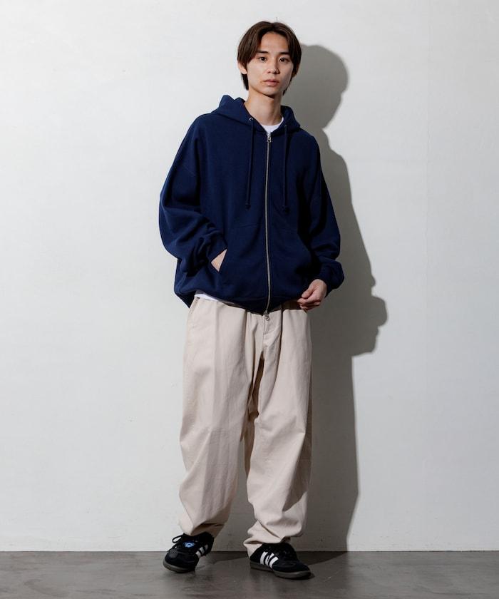 リラックスフィット ジップアップ パーカー 【限定展開】