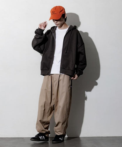 リラックスフィット ジップアップ パーカー 【限定展開】
