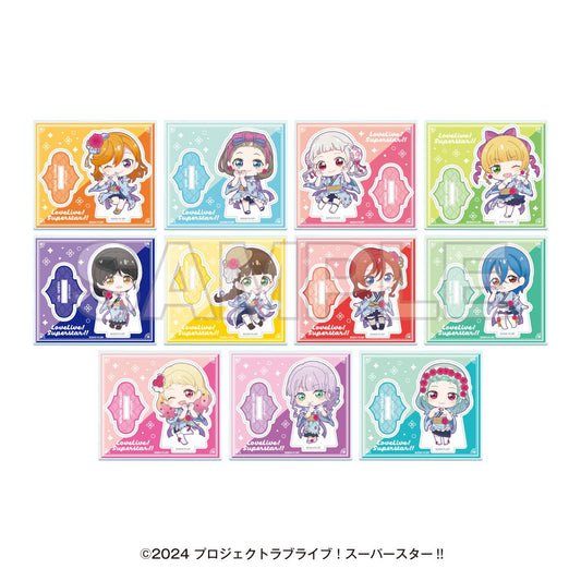 LoveLive! Superstar!! 溫泉巡遊時光 with Liella! 迷你角色亞克力立牌（共11款）【BOX／11個裝】