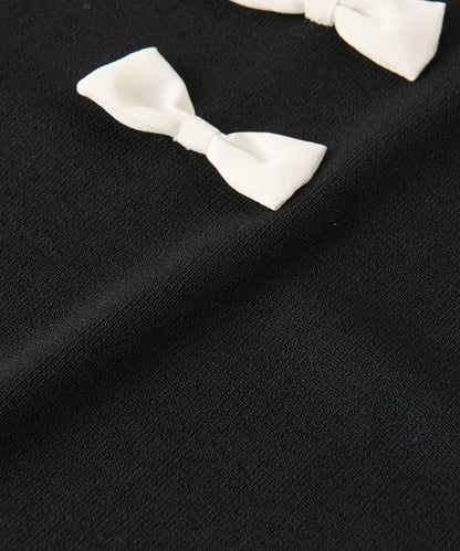 【La boutique BonBon】帶蝴蝶結針織背心