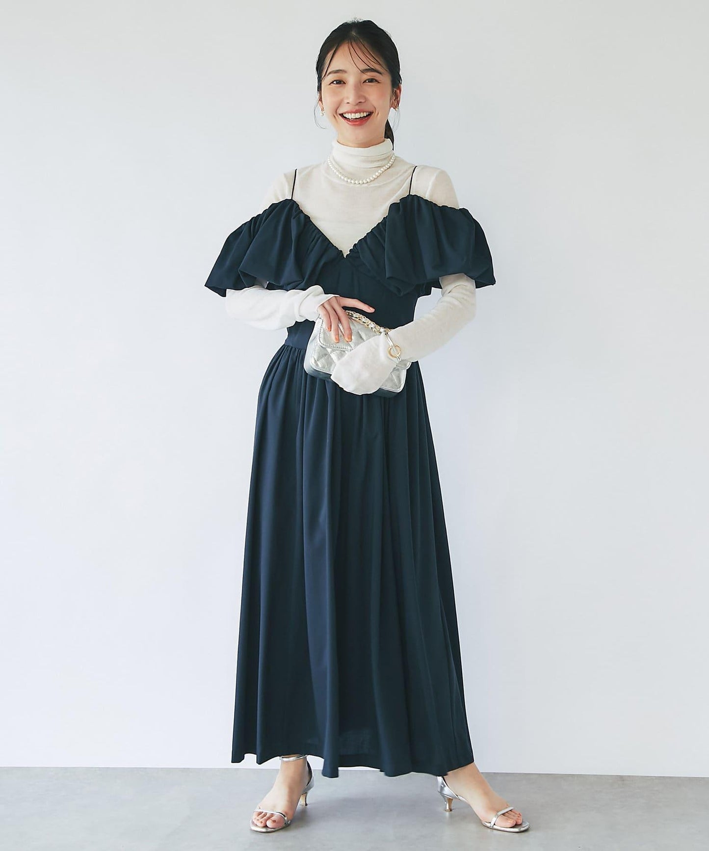 【La boutique BonBon】吊帶開肩連衣裙