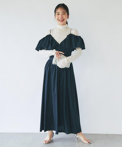 【La boutique BonBon】吊帶開肩連衣裙