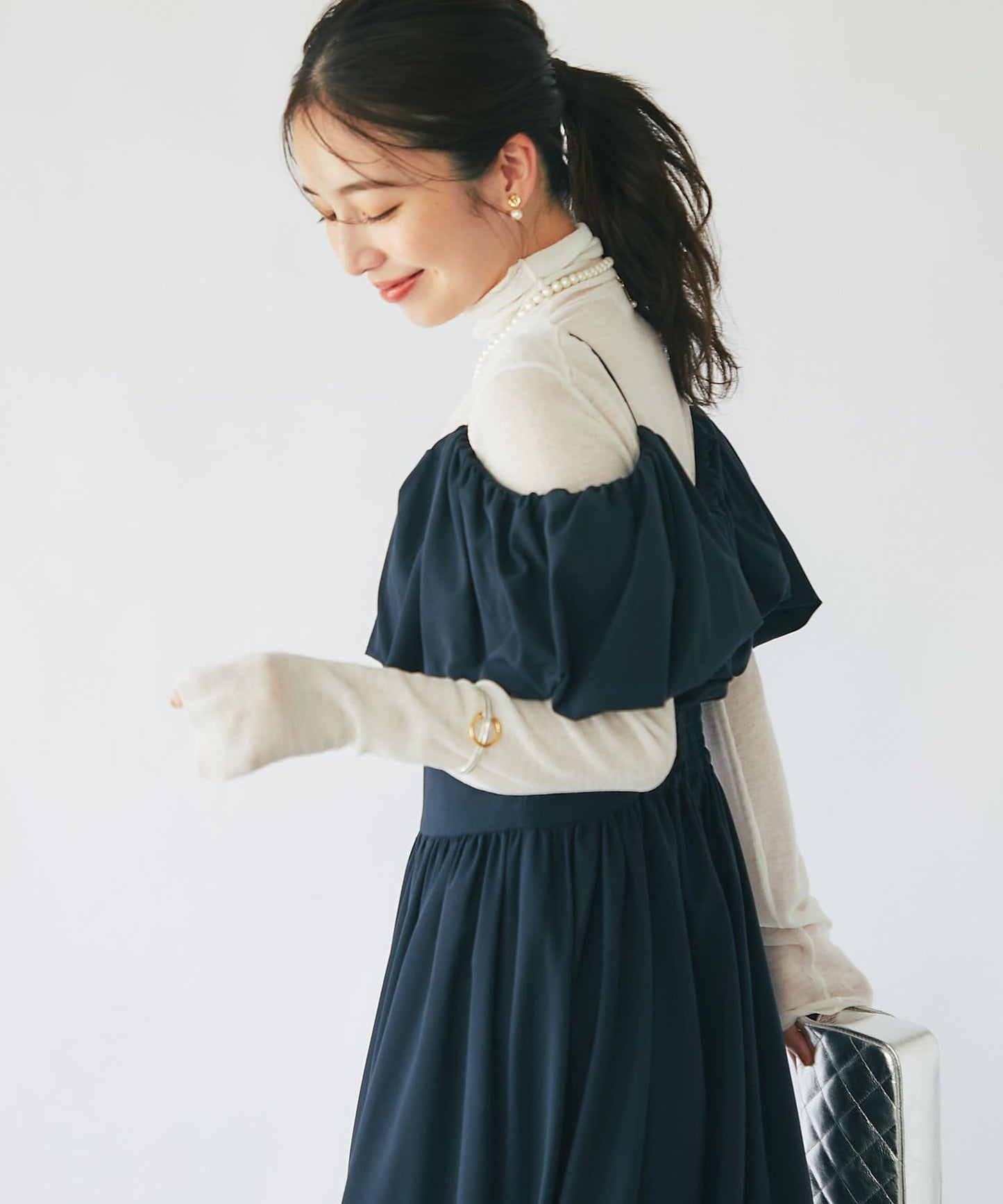 【La boutique BonBon】吊帶開肩連衣裙