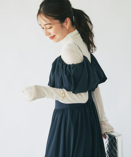 【La boutique BonBon】吊帶開肩連衣裙