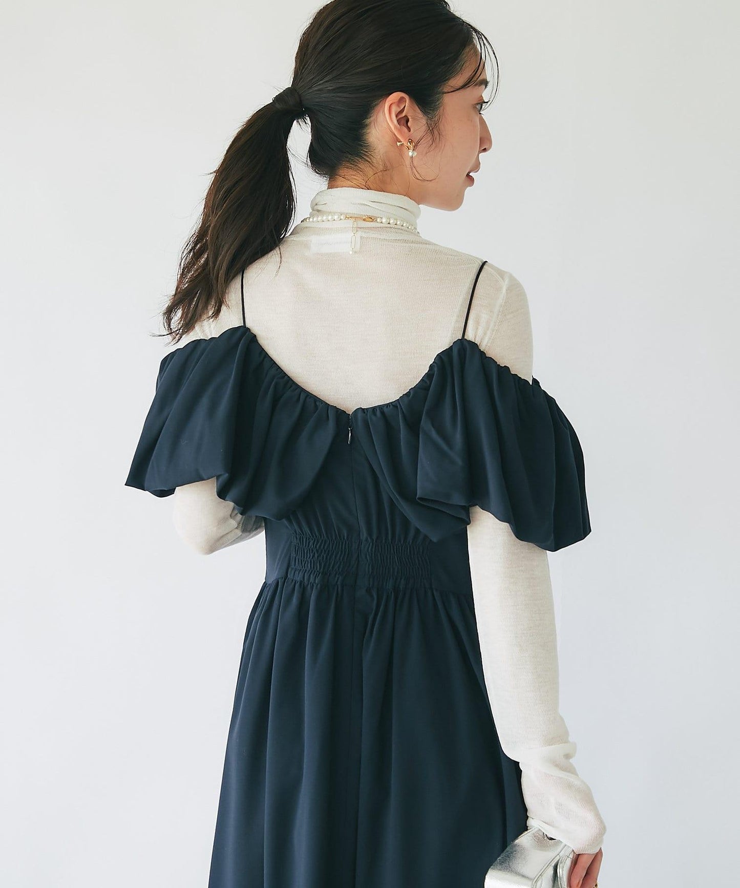 【La boutique BonBon】吊帶開肩連衣裙
