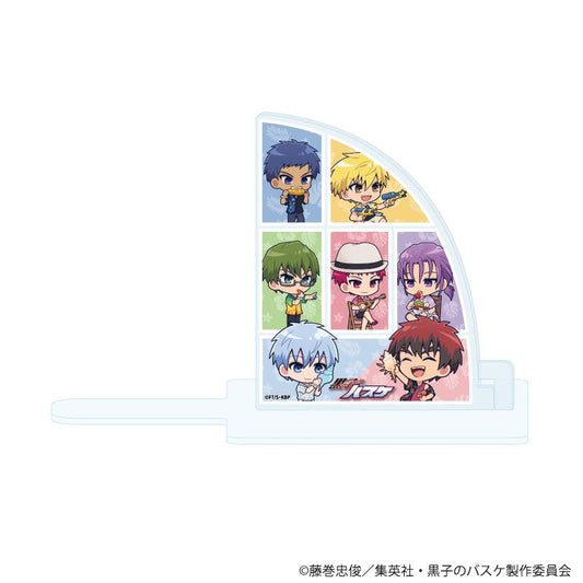 《黑子的籃球》角色書立02/奇蹟世代&火神大我 夏威夷風格版（Q版角色插畫）