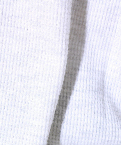 【適合疊穿】磨毛華夫格下襬抽繩長袖T恤