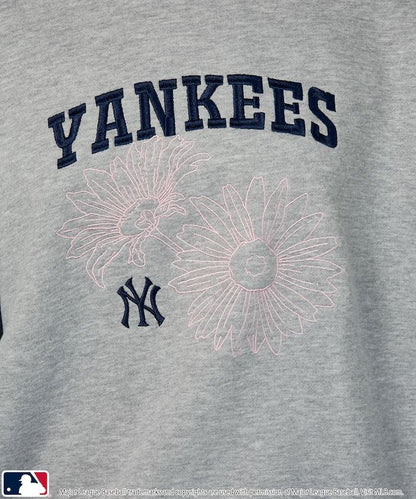 MLB 花卉刺繡衛衣