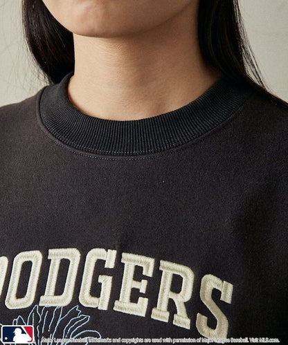 MLB 花卉刺繡衛衣