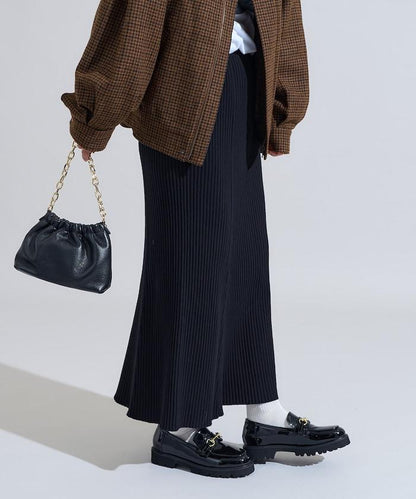 羅紋針織美人魚裙