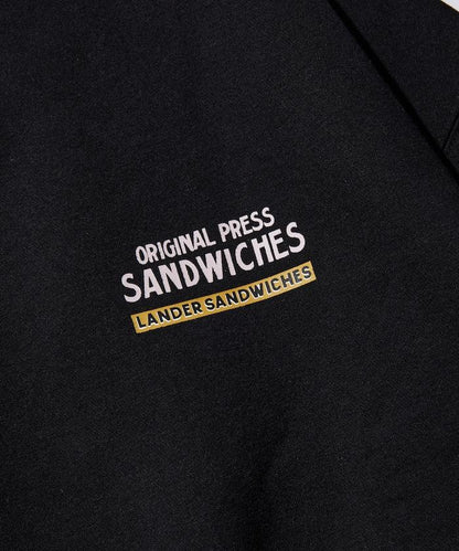 LANDER SANDWICHES×FREAK'S STORE/蘭德爾 特別款 寬鬆版型 背部印花 圓領衛衣