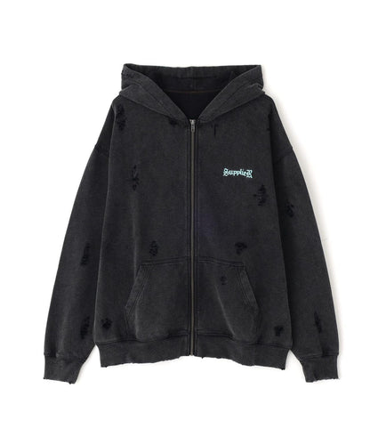 SUPPLIER/【LHP EXCLUSIVE】破壞風十字連帽衛衣