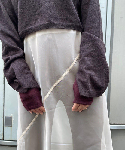 【Layering set】羊毛短款上衣&護臂
