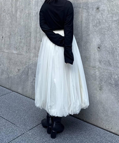 網紗泡泡半身裙