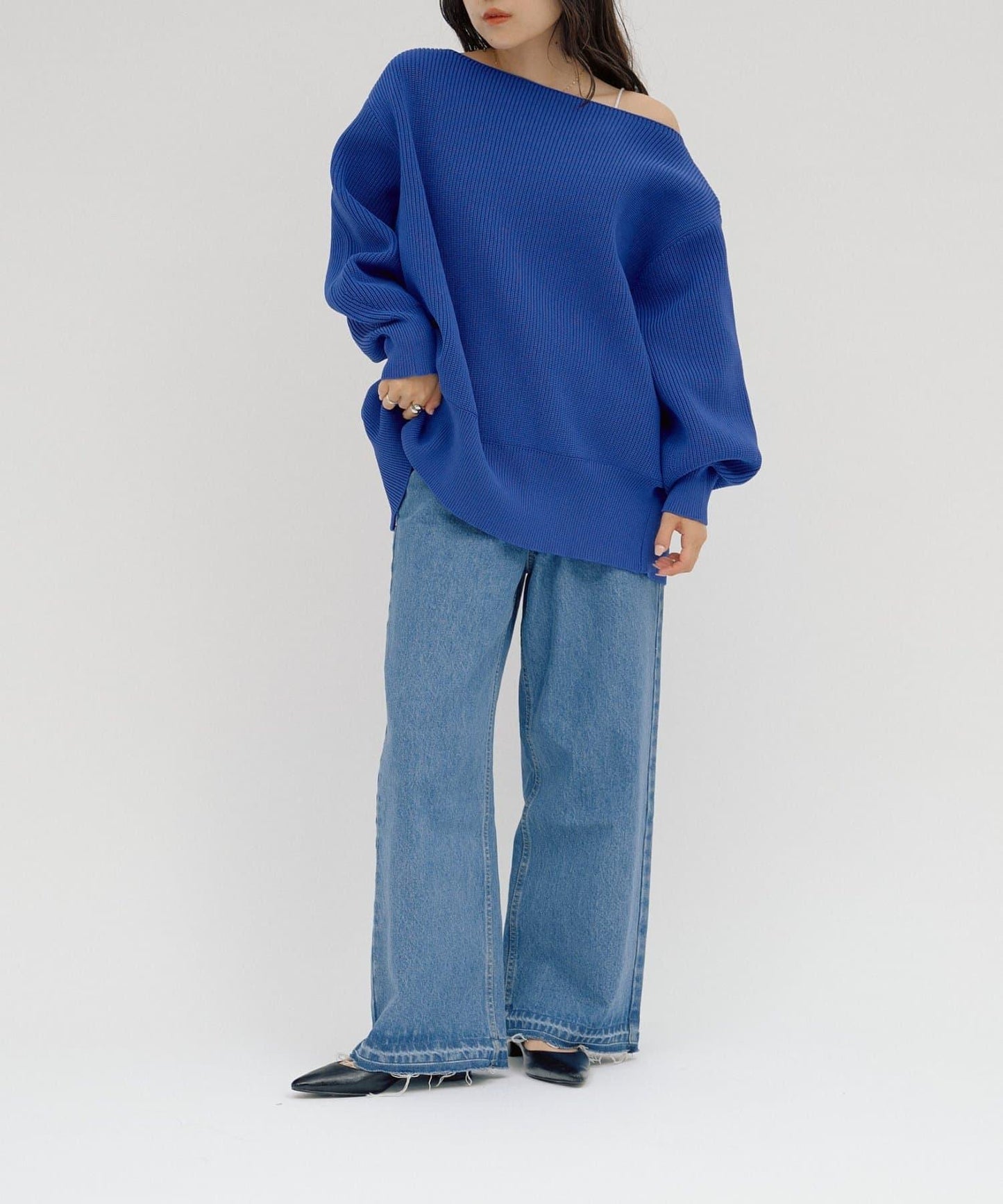 【パルクロ限定】（yumi企畫）多穿法雙拉鍊針織開衫