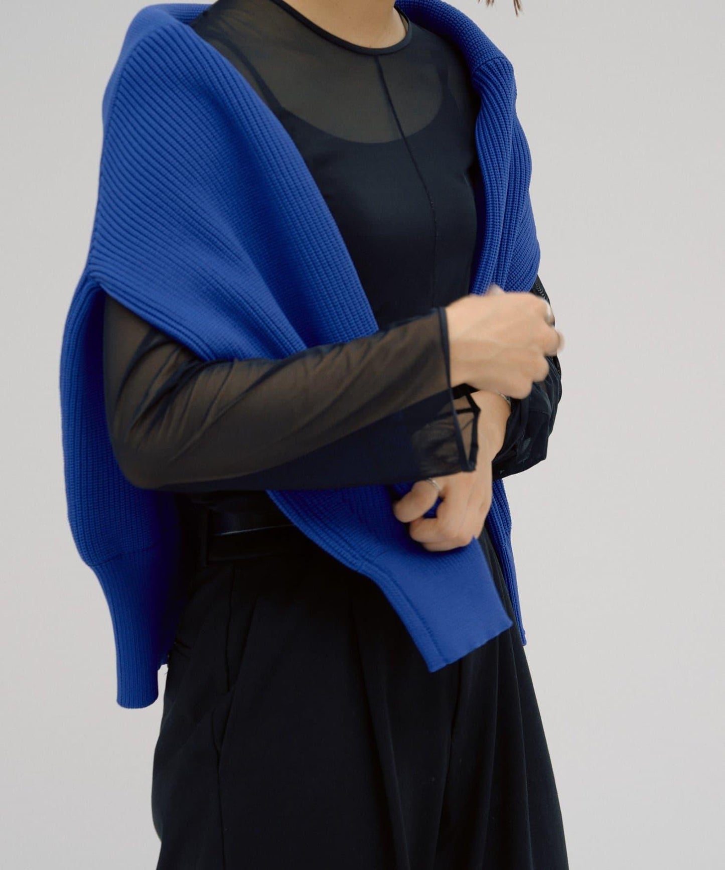 【パルクロ限定】（yumi企畫）多穿法雙拉鍊針織開衫