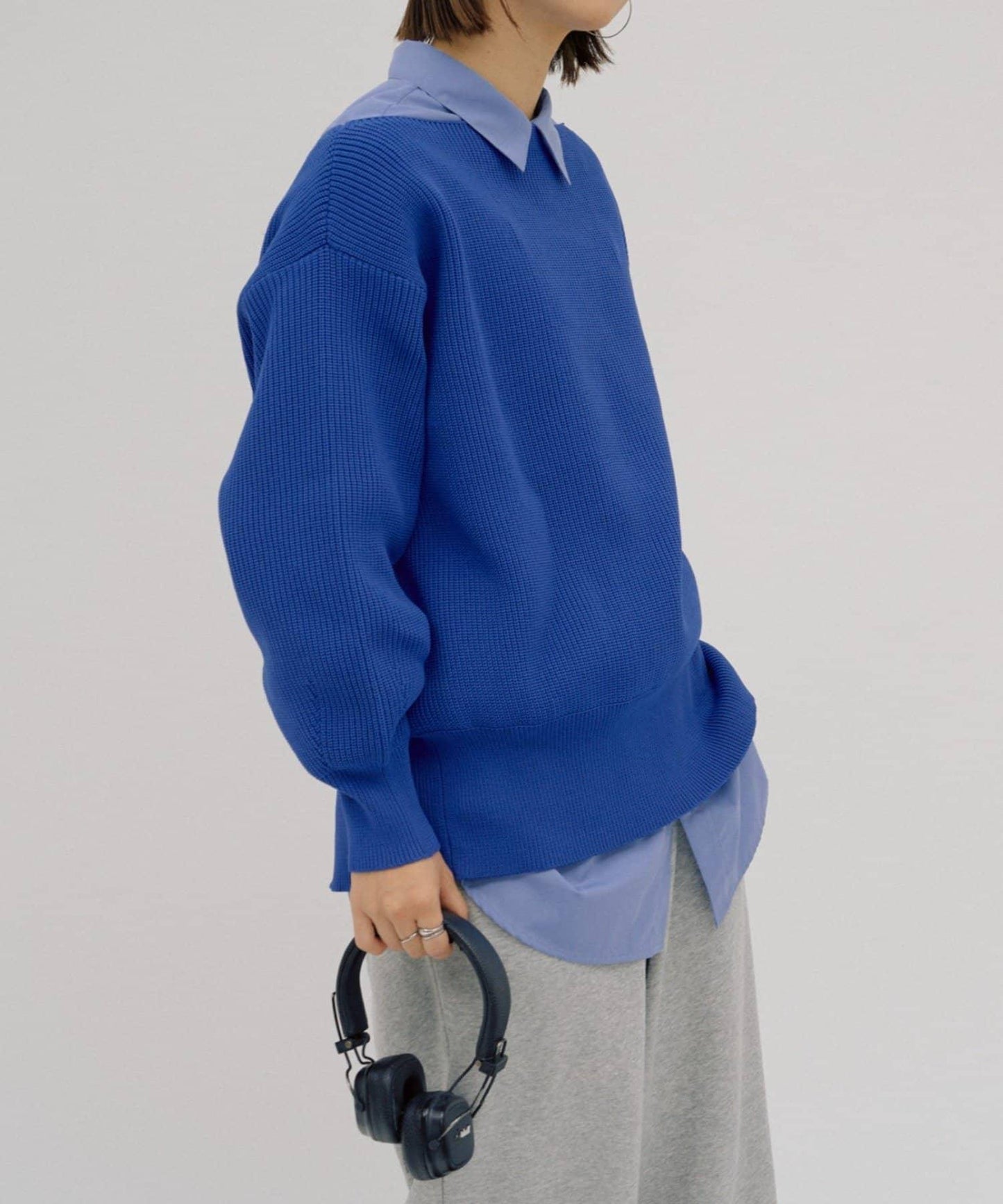 【パルクロ限定】（yumi企畫）多穿法雙拉鍊針織開衫