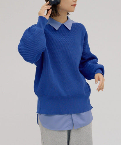 【パルクロ限定】（yumi企畫）多穿法雙拉鍊針織開衫